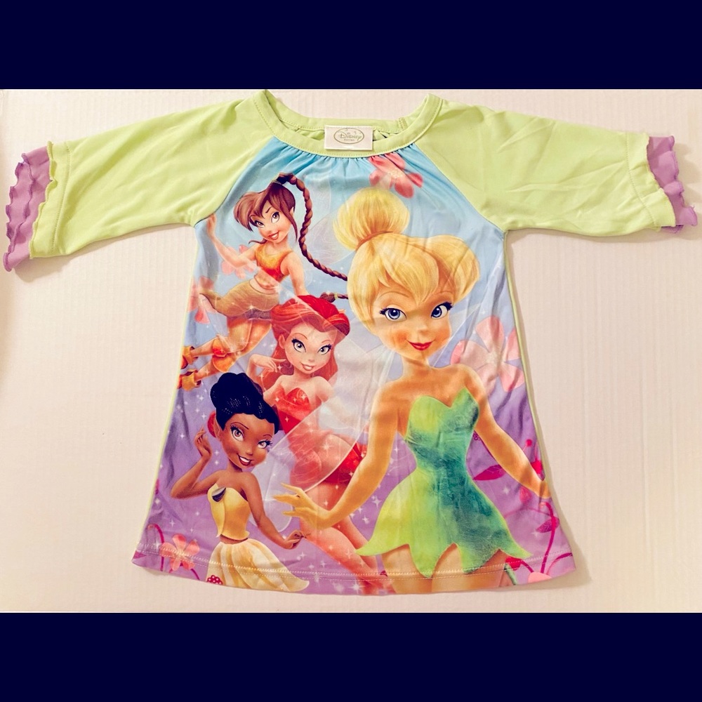 Disney Fairies Tinkerbell Pajama Top/Nightgown